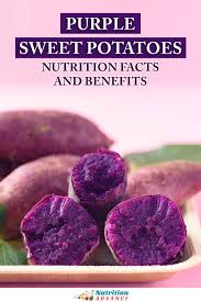purple sweet potatoes nutrition facts