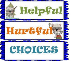Helpful Or Hurtful Choices Raccoon Theme Behavior Sort For Pocket Chart