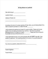 sle 30 day notice forms in pdf