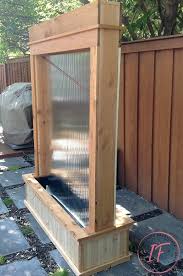 Diy Outdoor Water Wall Privacy Screen