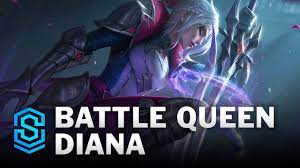 Battle Queen Diana Skin Spotlight - League of Legends - YouTube