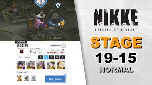 Stage 19-15 Normal Mode | Goddess of Victory: Nikke - YouTube