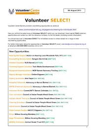 volunteer select community barnet