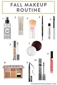 cur makeup routine it starts with