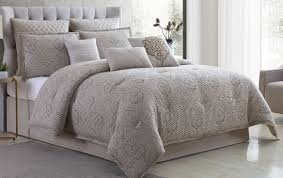 keny 9 piece queen beige comforter set