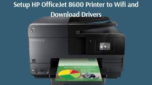 setup hp officejet 8600 printer to wifi