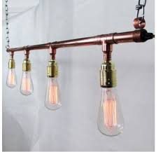 Smt An Edison Bulb Copper Pipe Light Fixture Somebodymakethis