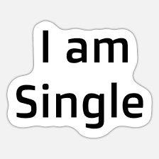 i am single sticker spreadshirt