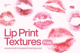 100 free lip print lipstick textures