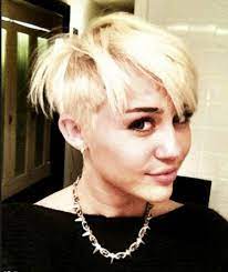 A super short, shaggy pixie crop mullet. Miley Cyrus Debuts Drastic New Short Haircut New York Daily News