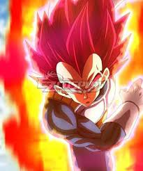 Even in the case of xenoverse 2, vegeta's super saiyan god form was added as the 9th dlc for the game. Dragon Ball Super Broly Vegeta Super Saiyan God Red Cosplay Wig Buy At The Price Of 45 99 In Ezcosplay Com Imall Com