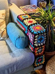 Crocheted Couch Chair Arm Covers