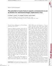 2nd single of the forthcoming excerpts from the song 'farewell' by markus jung markus jung song excerpts of. The Potential Of Waste Items In Aquatic Environments To Act As Fomites For Viral Haemorrhagic Septicaemia Virus Pham 2012 Journal Of Fish Diseases Wiley Online Library