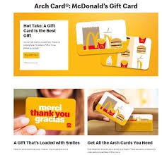 does mcdonald s offer gift cards knoji