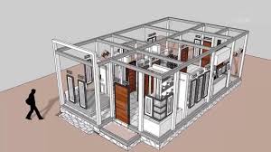 Inspirasi desain rumah mungil luas lahan 3m x 10m, 2 lantai lantai 1 : 49 Minimalis Sederhana Desain Rumah 6x10 3 Kamar Gif Konstruksi Sipil
