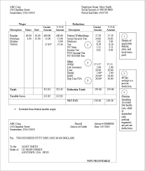 Free Paycheck Stub Template Homeish Co