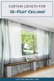 curtain length for 10 foot ceilings