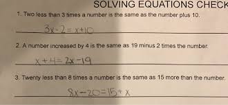 solved solving equations check 1 two