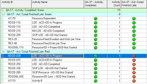 Are You Tracking Activities Completed Late P6 Qa Tool Can