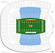 Citrus bowl seating chart with seat views. Scott Stadium Seating Chart Seating Charts Chart Seating