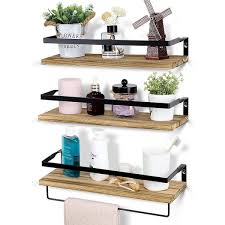 Wooden Wall Mounted Plant Shelves