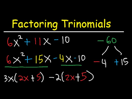 Factoring Trinomials With Leading