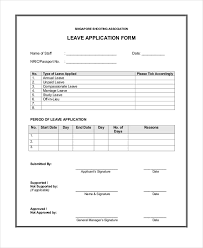 Use this job application template in pdf or word. Free 11 Sample Leave Application Forms In Pdf Ms Word Excel
