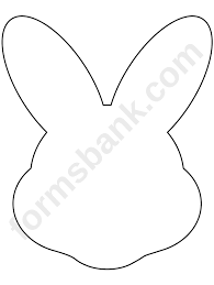 Check spelling or type a new query. White Easter Bunny Face Template Printable Pdf Download