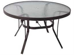 Round Acrylic Top Dining Table