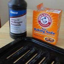 baking soda and peroxide make your pans