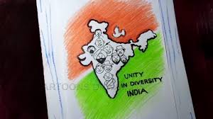 How To Draw Unity In Diversity India Poster Drawing