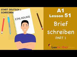 learn german brief schreiben