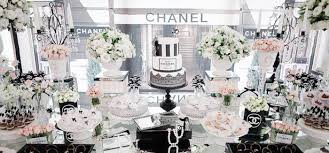 chanel inspired 30th birthday party