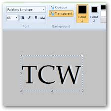 Creating Pressed Text Effect In Ms Paint