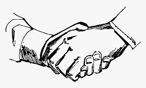 These gestures can convey many emotions such as fear, anger, sadness and happiness. Shaking Hands Drawing Hd Png Download Transparent Png Image Pngitem