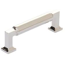 centers cabinet pull in polished nickel