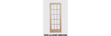 Traditional 15 Lite Knotty Pine