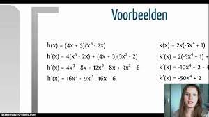 Wiskunjeleren.nl – Overzicht voor HAVO wiskunde A en HAVO wiskunde B! – De  afgeleide