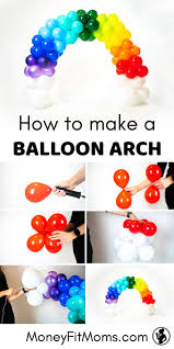 how to make a balloon arch easy step
