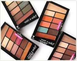 new wet n wild 10 pan palettes review