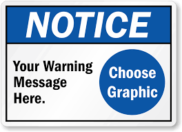 Notice Sign Template Word Magdalene Project Org