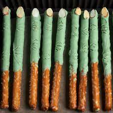Witch Finger Pretzels - Simply Sated