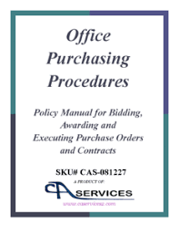 Office Purchasing Policy And Procedures Templates