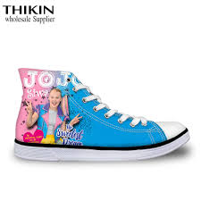 Our selection of jojo siwa clothes is great to help create the perfect siwanator wardrobe. Thikin Women Canvas Sneaker Shoes Pop Star Jojo Siwa Printing High Top Fashion Style High Cut Lace Shoes Casual Walking Shoes Women S Vulcanize Shoes Aliexpress