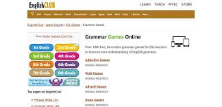 5 esl games for improving grammar