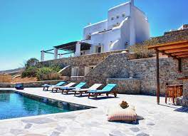 location villa mykonos piscine privée