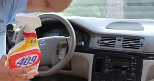 how to clean interior of car with