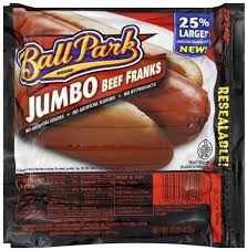 ball park jumbo beef franks 15 oz