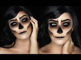 glam skull halloween makeup 31 days