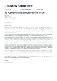 real digital marketing intern cover